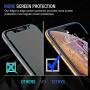 TETHYS Glass Screen Protector Designed for Apple iPhone 11 Pro Max/iPhone Xs Max (6.5'') [Edge to Edge Coverage] Full Protection Durable Tempered Glass [Guidance Frame Included] - Pack of 3