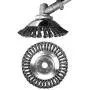 LEEWENYAN Knot Wire Wheel, 8 inch Rotary Weed Brush Steel Wire Wheel Brush Trimmer Head Universal Metal Brushcutter Attachment 25.4mm x 200mm LEEWENYAN Knot Wire Wheel, 8 inch Rotary Weed Brush Steel Wire Wheel Brush Trimmer Head Universal Metal Brushcutter Attachment 25.4mm x 200mm