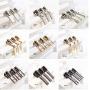 TAYARA 5 Pcs # 5 Zipper Slider Pull Fashion Metal Repair Universal Replacement Bulk Sewing Lobby Corset Clothes Bag Jackets Tents Luggage Sleeping for DIY Clothing Tailor (Gold Light)