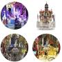 Microworld Beauty and The Beast 3D Metal Puzzle Jigsaw DIY Laser Cut Model Building Kit Music Box