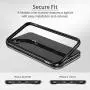 ESR Crown Metal Bumper Case for iPhone X, Metal Frame Armor with Soft Inner Bumper [Zero Signal Interference] [Raised Edge Protection] for iPhone X, Space Grey