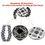 Ineedtech 65Mn Trimmer Head with Coil Chain for Medium Size Garden Lawn Grass Trimmer, Brush Cutter, Weed Eater, Chain Mower, Outdoor Power Tools Replacement Part Accessory Ineedtech 65Mn Trimmer Head with Coil Chain for Medium Size Garden Lawn Grass Trimmer, Brush Cutter, Weed Eater, Chain Mower, Outdoor Power Tools Replacement Part Accessory