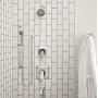 Moen S3879EP 90 Degree Modern Eco-Performance Handshower Handheld Shower with 30 Slide Bar and 69-Inch Metal Hose, 30'' x 60'', Chrome