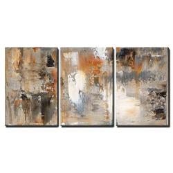 wall26 - Brown and Beige Painting - Canvas Art Wall Art - 24''x36''x3 Panels