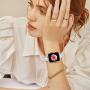Fitlink Compatible with Apple Watch Band 38mm 40mm 42mm 44mm Series 6 Series 5 4 3 2 1 SE, Bling Dressy Jewelry Metal Adjustable Apple Watch Bands for Apple Watch 6/5/4/3/2/1