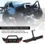 Metal Front and Rear Bumper Spare Tire Frame Parts Accessory Fit for SCX10 TRX4 D90 1/10 RC Car Metal Front and Rear Bumper Spare Tire Frame Parts Accessory Fit for SCX10 TRX4 D90 1/10 RC Car
