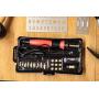 Create Image - Wood Burning Kit - Gourd Pyrography Pen Kit and Woodburner Tool - Dual Temperature Control, 21 PCS Soldering Brass Tips - Free Stencil, Stand and Carrying Case