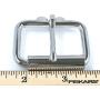 Dangerous Threads Heavy Duty Roller Buckle - Nickel Finish - Various Sizes (2 Pieces, Nickel - 1 & 1/4'')