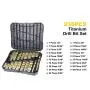 230 Pieces Titanium Twist Drill Bit Set, Anti-Walking 135° Tip High Speed Steel, Size from 3/64'' up to 1/2'', Ideal for Wood/Steel/Aluminum/Zinc Alloy, with Hard Storage 230 Pieces Titanium Twist Drill Bit Set, Anti-Walking 135° Tip High Speed Steel, Size from 3/64'' up to 1/2'', Ideal for Wood/Steel/Aluminum/Zinc Alloy, with Hard Storage