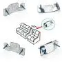 Metal Sectional Couch Connectors Furniture Interlocking,Sectional Sofa Fastener Software Bracket with Screws for Loveseat, Recliner, Chair or Chaise Lounge (4 Pcs) Metal Sectional Couch Connectors Furniture Interlocking,Sectional Sofa Fastener Software Bracket with Screws for Loveseat, Recliner, Chair or Chaise Lounge (4 Pcs)