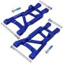 Hobbypark Aluminum Front & Rear Suspension A-Arms Set,Tie Bar for 1/10 Traxxas Slash 2WD RC Car Upgrade Parts Hop Ups, Replacement of 2555 3631 2532