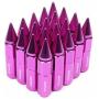 MOSTPLUS 60mm M12X1.5 Racing Wheel Spiked Lug Nuts Extended Pack of 20 (Purple)