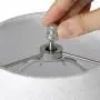 TooToo Star Lamp Shade Harp Holder and Light Base UNO Fitter Adapter Converter Finial Set, Detachable Parts (Silver, E27 Adapter, 9.5 inch)
