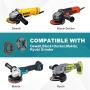 Lenink Grinder Outer Lock Flange Nut,Grinder Nut Compatible with Black & Decker Dewalt Milwaukee Makita 193465-4 Bosch Ryobi,Grinder Wrench Spanner + Metal Outer Inner Lock Nut Kit(5 pcs) Lenink Grinder Outer Lock Flange Nut,Grinder Nut Compatible with Black & Decker Dewalt Milwaukee Makita 193465-4 Bosch Ryobi,Grinder Wrench Spanner + Metal Outer Inner Lock Nut Kit(5 pcs)