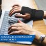 EXski Wrist Brace for Carpal Tunnel, Night Sleep Wrist Support Brace with Removable Metal Splints Left Hand Large
