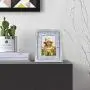 SZQINJI 5x7 Picture Photo Frame Pack of 2 Made of Rustic Solid Wood with HD Glass, Ripple Metal Sheet for Tabletop Display and Wall Mount SZQINJI 5x7 Picture Photo Frame Pack of 2 Made of Rustic Solid Wood with HD Glass, Ripple Metal Sheet for Tabletop Display and Wall Mount