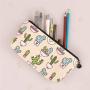 SUBANG 6 Pieces Pencil Case Pencil Bag Canvas Pencil Case Makeup Bag Cosmetic Bag
