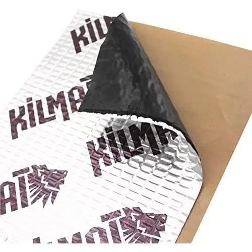 Kilmat 50 mil 50 sqft Car Sound Deadening Mat, Butyl Automotive Sound Deadener, Audio Noise Insulation and dampening Kilmat 50 mil 50 sqft Car Sound Deadening Mat, Butyl Automotive Sound Deadener, Audio Noise Insulation and dampening