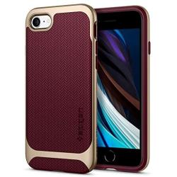 Spigen Neo Hybrid Designed for iPhone SE 2020 Case/Designed for iPhone 8 Case (2017) / Designed for iPhone 7 Case (2016) - Burgundy