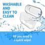 DANGOBUDS Bluetooth Earbuds Case - Made for Wireless Headphones | 2 Part TPU Headphone Case | Headset Case | Best Wireless Earbud Case (Clear)