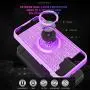 Galaxy J3 Emerge/J3 Eclipse/J3 Prime/J3 Mission/Luna Pro/Sol 2/Express Prime 2 Case with HD Screen Protector,YmhxcY 360 Degree Rotating Ring & Bracket Back Cover for Samsung J3 2017-ZH Purple