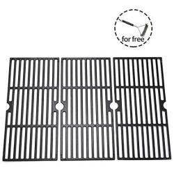 N / A [3 Units] 16 15/16'' Cast Iron Grill Grate Cooking Replacement for Charbroil Advantage 463343015, 463344015, 463344116,Kenmore Gas Grill G467-0002-W1