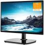 Universal Swivel Table top TV Stand with Mount for 27 30 32 37 40 42 47 50 55 LCD LED Plasma Flat Screens, Height Adjustable TV Base Replacement,Tempered Glass Base,Holds up to 88lbs