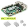 16 Pcs Raspberry Pi 4 Heatsink, MazerPi Raspberry Pi Heatsink Set Aluminum Heatsink with 3M 8810 Thermal Pad Heatsink for Raspberry Pi 4 Model B/ 3B+/ 3B/ 2B (Silver)