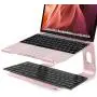 Soundance Laptop Stand, Aluminum Computer Riser, Ergonomic Laptops Elevator for Desk, Metal Holder Compatible with 10 to 15.6 Inches Notebook Computer, Rose Gold Soundance Laptop Stand, Aluminum Computer Riser, Ergonomic Laptops Elevator for Desk, Metal Holder Compatible with 10 to 15.6 Inches Notebook Computer, Rose Gold