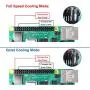 Smraza Compatible with Raspberry Pi 4 Fan with 4PCS Aluminum Heatsinks, DC 5V Cooling Fan for Raspberry Pi 4, Fan for Raspberry Pi 4 Model B, 3 B+, Pi 3, Pi 2, Size:30x30mm (Black Fan)