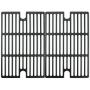 Music City Metals 67002 Matte Cast Iron Cooking Grid Replacement for Gas Grill Model Smoke Hollow 7000CGS, Set of 2