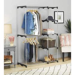 Whitmor Double Rod Freestanding Closet Heavy Duty Storage Organizer