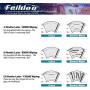 Windshield Metal Frame Wiper Blades 26'' + 20'' Car Front Window U J Hook Bracketless Beam Wiper Blade（set of 2)