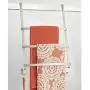 iDesign 59655 Gia Metal Over the Shower Door Towel Rack, Hooks for Master, Guest, Kids Bathroom, 16.83'' x 6.57'' x 24.12'' - Satin Silver iDesign 59655 Gia Metal Over the Shower Door Towel Rack, Hooks for Master, Guest, Kids Bathroom, 16.83'' x 6.57'' x 24.12'' - Satin Silver