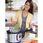 Top Rated Hatrigo Steamer Basket for Pressure Cooker Accessories 6qt [3qt 8qt avail] Compatible with Instant Pot Accessories 6 qt only, Ninja Foodi, Other Pressure Cookers, Silicone Handle, IP 6 Quart
