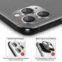 [3 Pack] Eelliss Camera Lens Protector for iPhone 11 Pro(5.8'')/iPhone 11 Pro Max(6.5''), Premium Tempered Glass Clear Lens Screen Protector Film Cover with Metal Ring - Anti Scratch/Dust/Fog