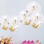 SINKSONS 20 Pieces Gold Confetti Balloons, 12 Inches Party Balloons With Golden Paper Confetti Dots For Party Decorations Wedding Decorations And Proposal (Gold) SINKSONS 20 Pieces Gold Confetti Balloons, 12 Inches Party Balloons With Golden Paper Confetti Dots For Party Decorations Wedding Decorations And Proposal (Gold)
