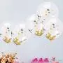 SINKSONS 20 Pieces Gold Confetti Balloons, 12 Inches Party Balloons With Golden Paper Confetti Dots For Party Decorations Wedding Decorations And Proposal (Gold)