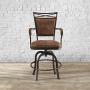Hillsdale Bridgetown Swivel Tilt Counter Stool, Aged Bronze Finish