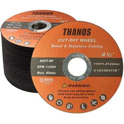 THANOS Cut Off Wheel,Cutting Wheel(2nd Gen)50 Pack,4-1/2''x3/64''x7/8'' Metal&Stainless Steel,Ultra Thin Cutting Disc