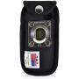 Turtleback Fitted Case Made for Kyocera Cadence Flip Phone Black Nylon Heavy Duty Rotating Removable Metal Belt Clip Made in USA