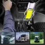 [Upgraded] Car Cup Holder Phone Mount Adjustable Automobile Cup Holder Smart Phone Cradle Car Mount for iPhone 11 Pro/XR/XS Max/X/8/7 Plus/6s/Samsung S10+/Note 9/S8 Plus/S7 Edge(Yellow)