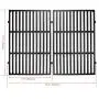 QuliMetal 7638 17.5 Inches Cooking Grates for Weber Spirit 300 Series, Spirit 700, Genesis Silver Gold Platinum B/C, Genesis 1000-3500, Weber 900 Gas Grills, Case Iron Grill Grate for Weber 7639 7525 QuliMetal 7638 17.5 Inches Cooking Grates for Weber Spirit 300 Series, Spirit 700, Genesis Silver Gold Platinum B/C, Genesis 1000-3500, Weber 900 Gas Grills, Case Iron Grill Grate for Weber 7639 7525
