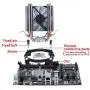 upHere Quiet CPU Cooler with 4 Direct Contact Heatpipes, Red LED Fan,C92R upHere Quiet CPU Cooler with 4 Direct Contact Heatpipes, Red LED Fan,C92R