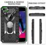 iPhone 7 case | iPhone 8 case | Metal 360 Degree Ring Kickstand | Atump Military Grade 15ft. Drop Shockproof Tested Protective case | Car Mount Phone case for iPhone 7 and iPhone 8 Black