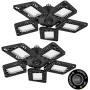2-Pack 160W LED Garage Light, Super Bright 16000LM Garage Lights with Motion Switch, 6000K Easy-Installation LED Ceiling Lights with 5 Adjustable Panels, Ideal Bay Lights for Garage Basement Warehouse 2-Pack 160W LED Garage Light, Super Bright 16000LM Garage Lights with Motion Switch, 6000K Easy-Installation LED Ceiling Lights with 5 Adjustable Panels, Ideal Bay Lights for Garage Basement Warehouse