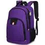 Travel Backpack for Women,15.6 Inch Laptop Backpack School Backpack for Girls with USB Charging Slit, Anti Theft Casual Daypack College Backpack for Women/Girls, Purple