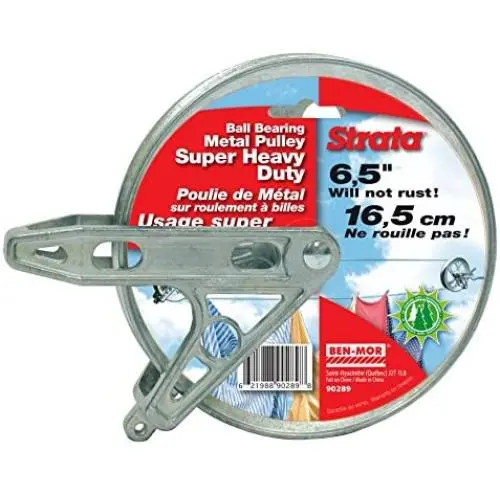 Strata 6.5 Metal Heavy Duty Pulley- Ball Bearing Style Strata 6.5 Metal Heavy Duty Pulley- Ball Bearing Style