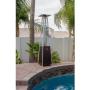 Hiland Bronze Glass Tube Patio Heater, HLDS01-GTHG