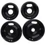 Kitchen Basics 101 Porcelain Drip Pan Set Replacement for Whirlpool W10288051 : 2 ea 6” 93169204b and 8'' 93169205b Kitchen Basics 101 Porcelain Drip Pan Set Replacement for Whirlpool W10288051 : 2 ea 6” 93169204b and 8'' 93169205b